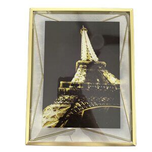 Umbra Prisma Gold Picture Frame 6.5"x8.5" Sung Wook Park Modern Geometric Matte
